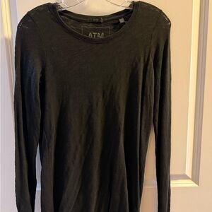 Women’s ATM Black Long Sleeve Top